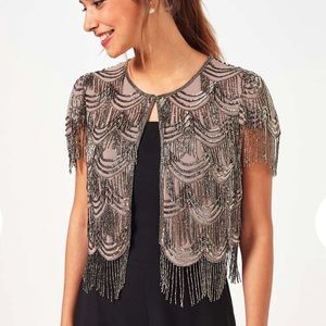 MISS SELFRIDGE NWT evening cover up shawl jacket